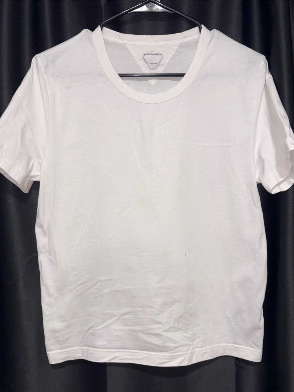 Men’s Authentic Luxury Bottega Veneta Uniform Collection White Short Sleeve M